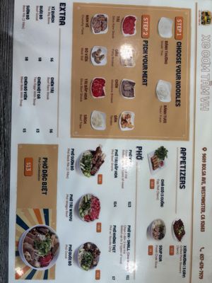Menu photo 1 Xe Com Tam VH Westminster, CA Menu photo 1 Xe Com Tam VH Westminster, CA
