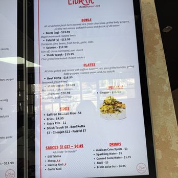 Lidaar Mediterranean Grill - Menu - Mediterranean Near Me - Rancho Cucamonga, California
