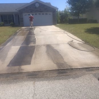 Simplified Property Solutions - Making a customer's driveway look good as new. - Home Cleaning Near Me Simplified Property Solutions - Making a customer's driveway look good as new. - Home Cleaning Near Me