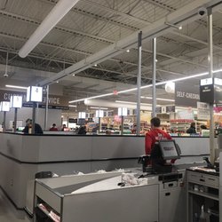 Giant - Lots of self checkouts, hardly any full service cashiers , and customer service.