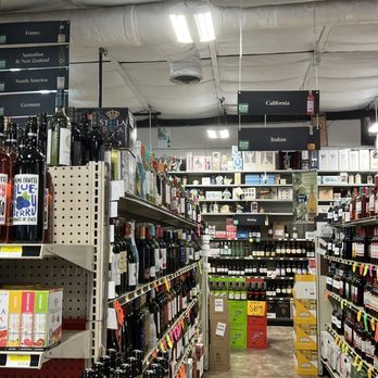 Shamrock Liquor Warehouse - shelves of alcohol and wine - Beer, Wine & Spirits Near Me - Fort Smith, Arkansas