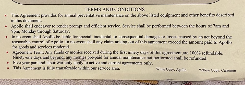 Slide of Apollo Heating Cooling & Plumbing