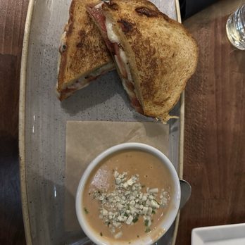 Sundried Tomato - Grilled cheese with Cup Signature Creamy Tomato Soup - Cafes Near Me - San Juan Capistrano, California Sundried Tomato - Grilled cheese with Cup Signature Creamy Tomato Soup - Cafes Near Me - San Juan Capistrano, California