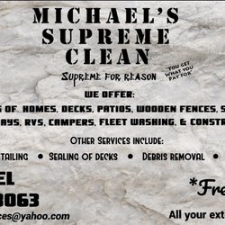 Michael's Supreme Clean Services - Some of our services