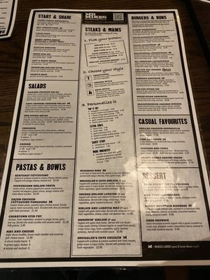 Menu photo 6 MR MIKES Coquitlam, BC Menu photo 6 MR MIKES Coquitlam, BC