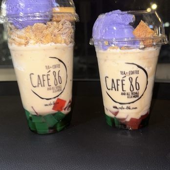 Cafe 86 - Upside down halo halo - Desserts Near Me - Carson, California