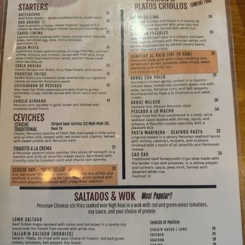 Bodegon No 69 - Menu - Latin American Near Me - Pasadena, California