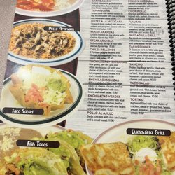 Arandas - Dinner menu