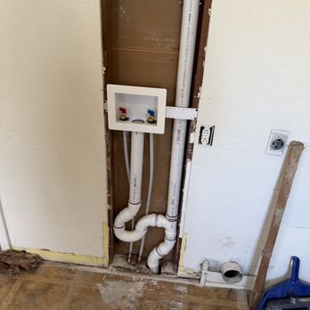 Transparent Plumbing - New washer box install - Plumbing Near Me Transparent Plumbing - New washer box install - Plumbing Near Me