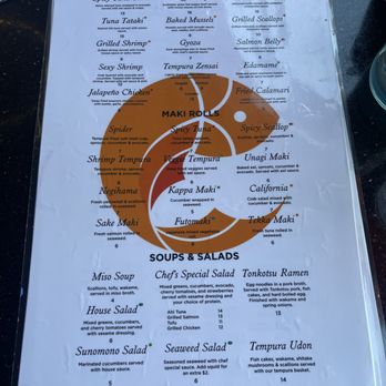 Soy's Sushi Bar & Grill - Menu as of August 2024 - Sushi Bars Near Me - Murray, Utah Soy's Sushi Bar & Grill - Menu as of August 2024 - Sushi Bars Near Me - Murray, Utah