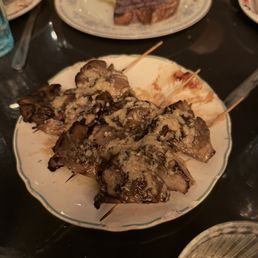Maitake skewers Maitake skewers