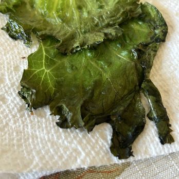 Chick-fil-A - Lettuce that was in Spicy Deluxe Sandwich & chicken strips were not fully cooked - Salad Near Me - Salinas, California Chick-fil-A - Lettuce that was in Spicy Deluxe Sandwich & chicken strips were not fully cooked - Salad Near Me - Salinas, California