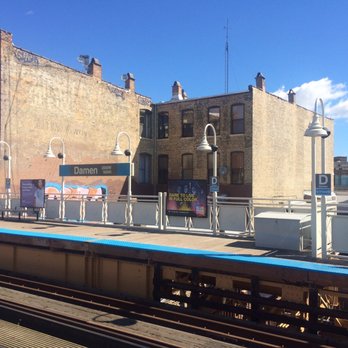 CTA - Damen - Train Stations Near Me - Chicago, Illinois