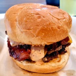 B's Plate - Bacon smash burger!