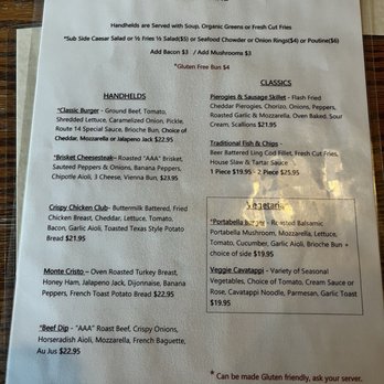 Route 14 Sooke - Menu (4.2026) - Canadian (New) Near Me - Sooke, British Columbia