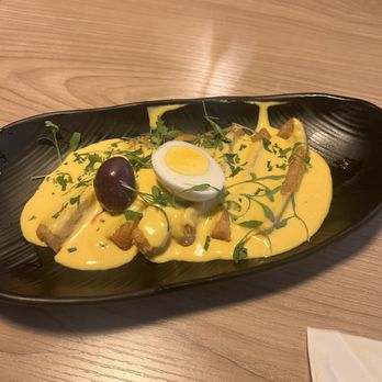 Micas Restobar - Yucas A La Huancaina, pleasantly surprised at how much I liked it. - Peruvian Near Me - La Verne, California
