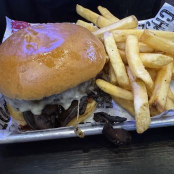 Cold Beers & Cheeseburgers - Mushroom Burger - Sports Bars Near Me - Euless, Texas