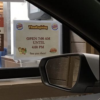 Burger King - Thanksgiving plans are made - Burgers Near Me - Burlington, New Jersey