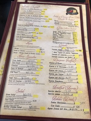 Menu photo 2 Cotija's Restaurant Cotati, CA