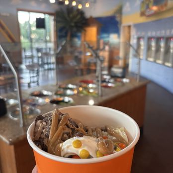 Yogurt Beach - Vanilla, strawberry and Salted Caramel - Ice Cream & Frozen Yogurt Near Me - Gardnerville, Nevada
