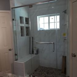 Texas Glass Experts LLC - Beautiful Glass Shower Door Design!