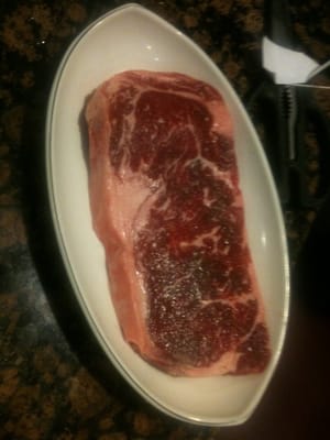 Photo of Woori Kalbi Korean BBQ - Northridge, CA, US. Ribeye steak is yummy!