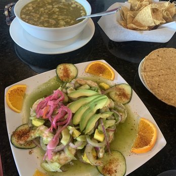 Evaga Lounge - Aguachiles and green pozole - Lounges Near Me - Oceanside, California