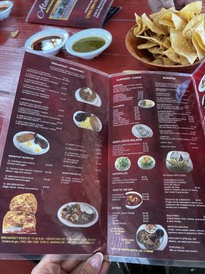 Menu photo 1 Alamo Restaurant Thermal, CA