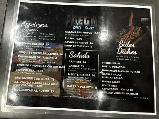 Menu photo 7 Fuegos Del Sur - Kendall Kendall, FL Menu photo 7 Fuegos Del Sur - Kendall Kendall, FL
