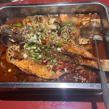 Chong Qing House - 54. Chongqing Grilled Seabass - Szechuan Near Me - East Providence, Rhode Island Chong Qing House - 54. Chongqing Grilled Seabass - Szechuan Near Me - East Providence, Rhode Island