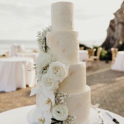 Frosted Mermaid - 4 tier wedding cake