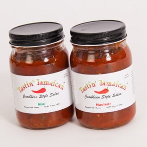 Tastin' Jamaican Caribbean Style Salsa Logo