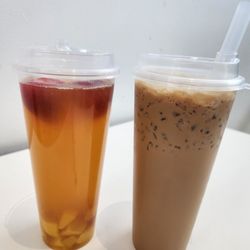 Fruit Party Green Tea and Coffee Milk Tea.