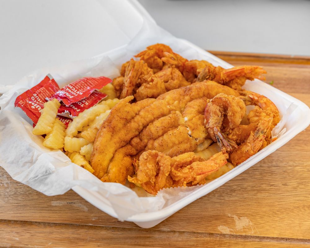 Food from Uncle G's Seafood and Deli