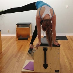 Unlimited Movement - The owner,  Laura, on the Pilates Chair