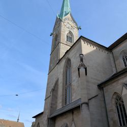 Zeughauskeller - Church near by.