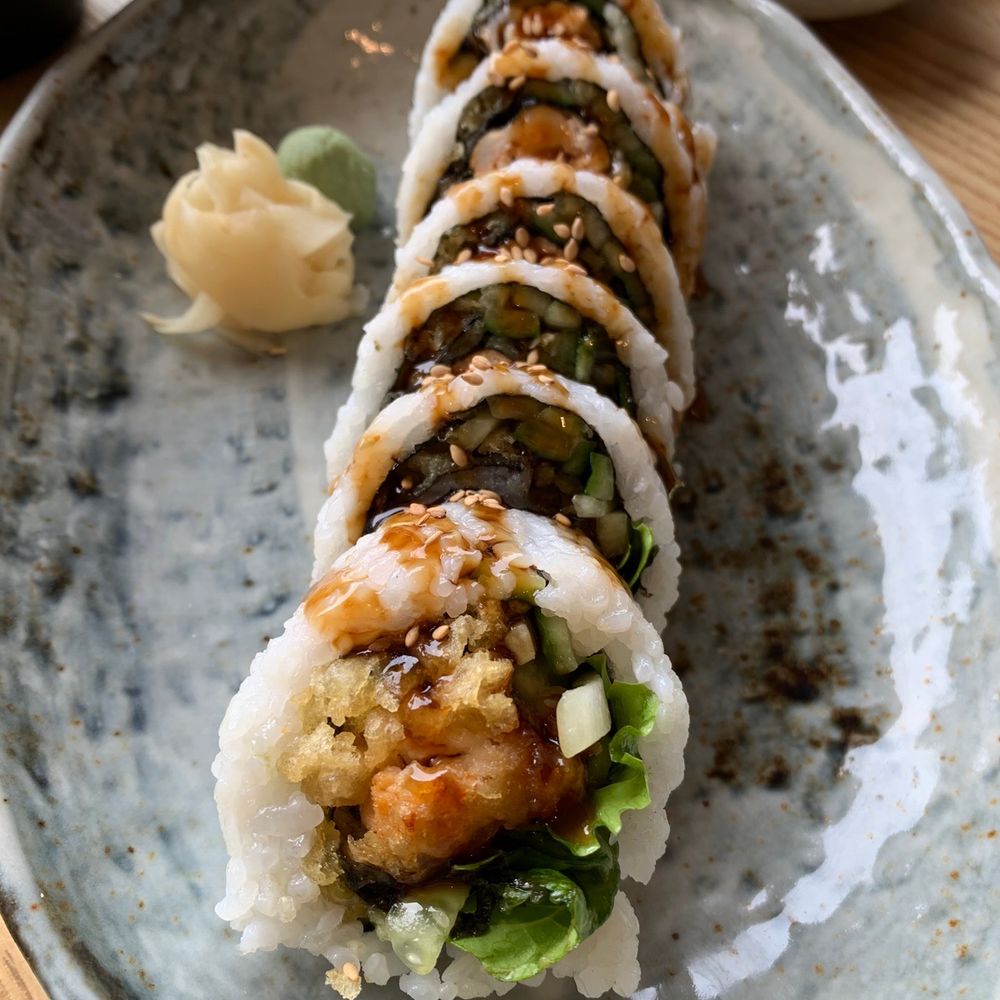 Tom Sushi - Shrimp tempura in tge sushi roll - Sushi Bars Near Me - Vancouver, British Columbia Tom Sushi - Shrimp tempura in tge sushi roll - Sushi Bars Near Me - Vancouver, British Columbia