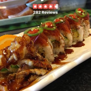 Crazy Sushi - CIA Roll....HUGE!  Very good! - Sushi Bars Near Me - Tigard, Oregon