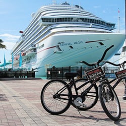 Eaton Bikes - We deliver to you, wherever you are in Key West -- including your cruise ship port or ferry terminal.