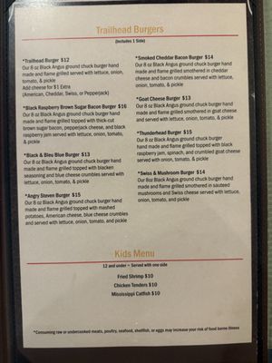 Menu photo 2 Trailhead Steak & Trout Alcoa, TN Menu photo 2 Trailhead Steak & Trout Alcoa, TN