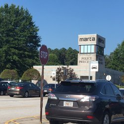 Indian Creek MARTA - Police station on the parking lot