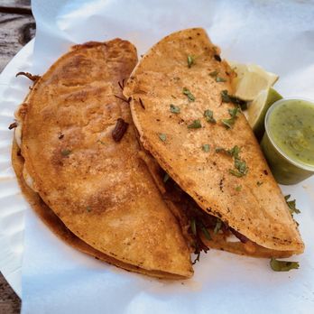 Ventura Coast Brewing - 2 Birria tacos for $10 c'mon!! It was delicious!!! - Breweries Near Me - Ventura, California