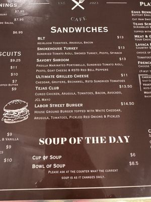 Menu photo 1 Labor Street Cafe San Antonio, TX Menu photo 1 Labor Street Cafe San Antonio, TX