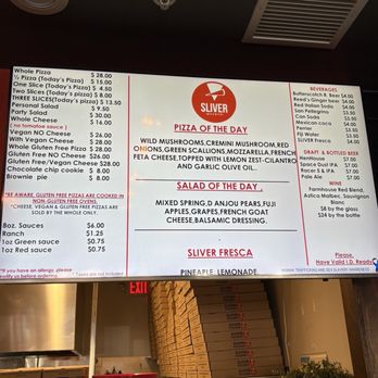 Sliver Pizzeria - Pizza Near Me - Berkeley, California