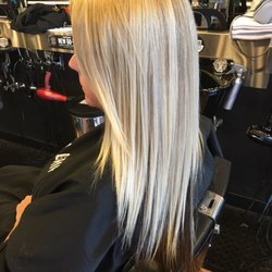Floyd's 99 Barbershop - Great job Melissa at Floyds 99 Barber in Gambrills!! She made it a vibrant blonde again! Keep rocking it out Melissa