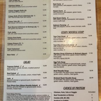 Basil & Co - Menu side 1 (as of our 6/30/26 lunch visit) - Thai Near Me - Diamond Bar, California Basil & Co - Menu side 1 (as of our 6/30/26 lunch visit) - Thai Near Me - Diamond Bar, California