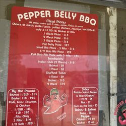 Pepper Belly BBQ - Menu 7-19-24