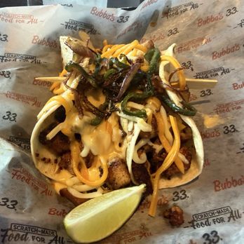 Bubba's 33 - Grilled chicken tacos - Sports Bars Near Me - Davenport, Iowa Bubba's 33 - Grilled chicken tacos - Sports Bars Near Me - Davenport, Iowa