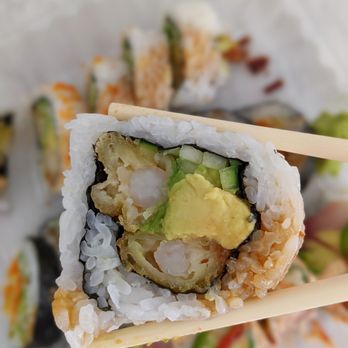 Sakebomb - Shrimp tempura roll - Sushi Bars Near Me - Sunnyvale, California Sakebomb - Shrimp tempura roll - Sushi Bars Near Me - Sunnyvale, California