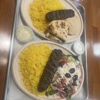 The Kebab Shop - Beef kebab plate - Mediterranean Near Me - Encino, California